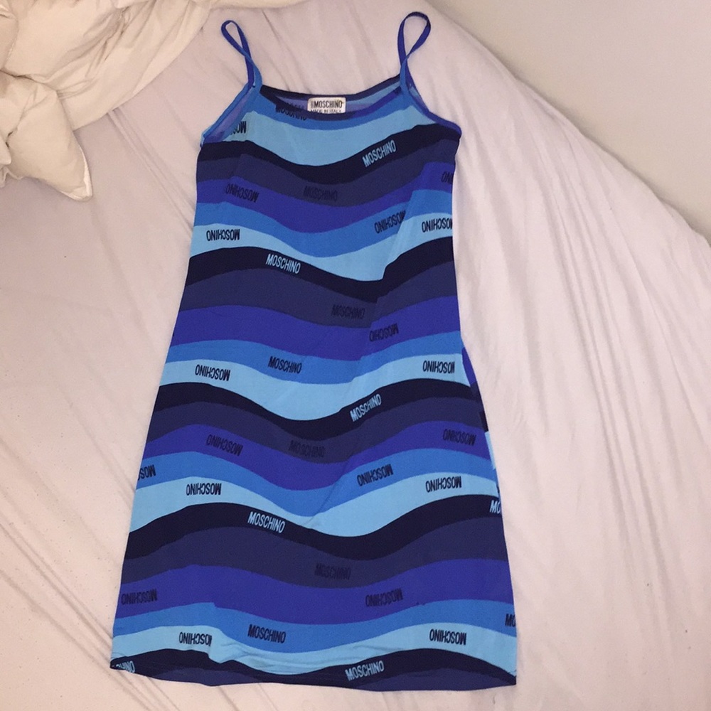 Blue Vintage Moschino Dress